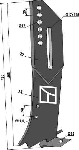 Tiefenlockerer-Zinken ?LD? geeignet für Simba P15055 Tiefenlockerer-Zinken ?LD? geeignet für Simba P15055