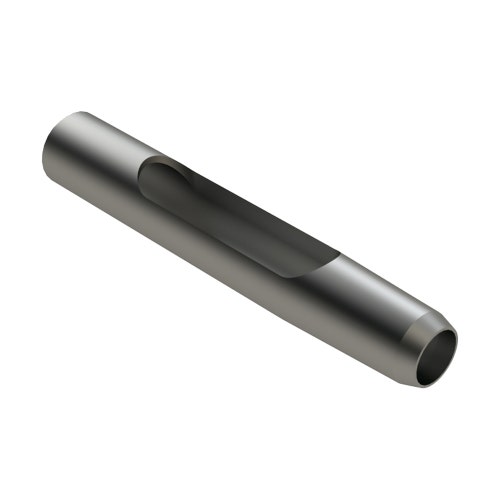 Legierung hohl Seite-Auswurf Zinken - .750mt x 4.500l x .670od