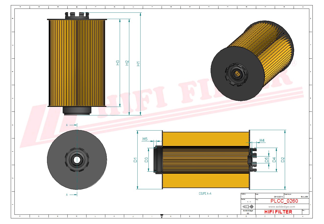 Fuel filter passend voor lugger carburant