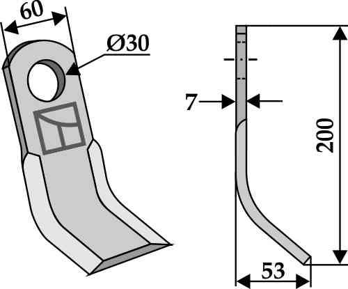 RDM Parts Y-kniv