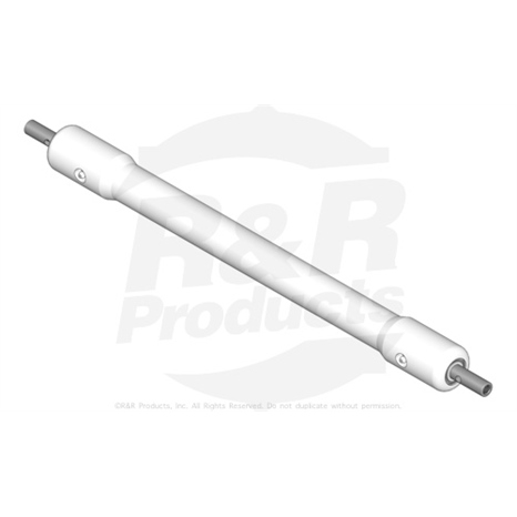 Roller - swaged machined solid aluminum