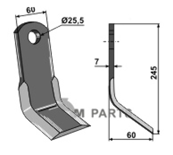 RDM Parts Y-blade