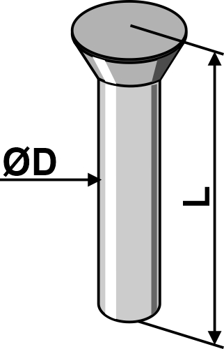 Klinknagel Ø5x20