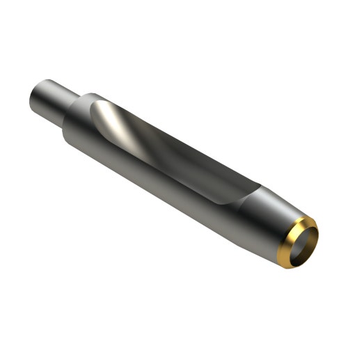 Legierte, maschinell bearbeitete Seitenauswurf-Zinke mit Hartmetallspitze - .500mt x 4.500l x .645od