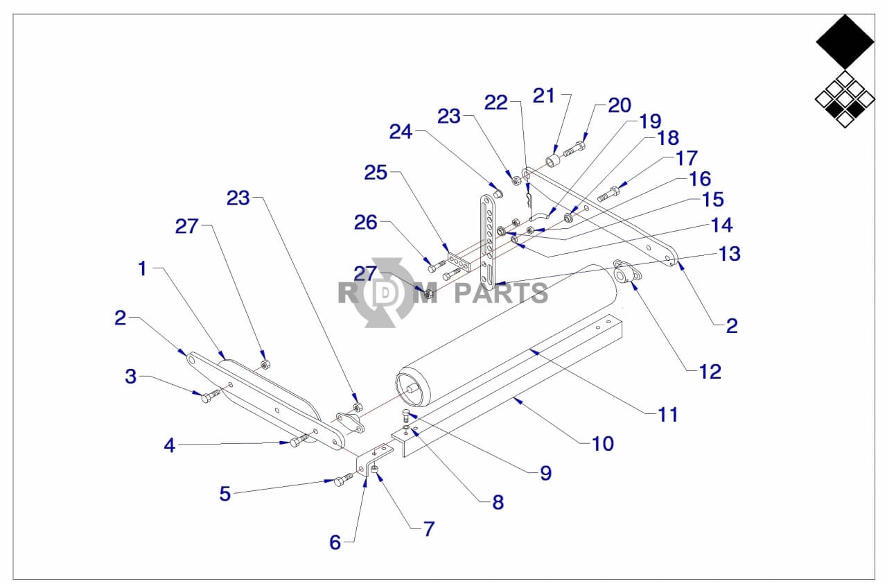 Replacement parts for VD7526 Achterrol