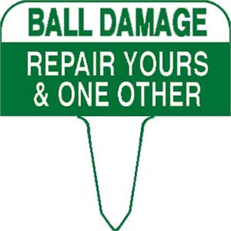 Sign - ball damage repair yours