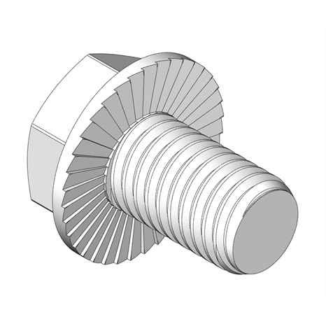 Bolt - hex washer m10-1.5 x 16