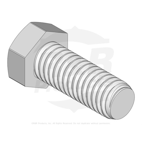 Bolt - nyloc 3/8-16 x 1