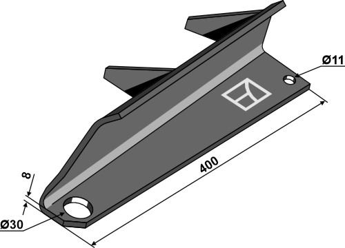 Strooivleugel - links 69-10-002l Strooivleugel - links 69-10-002l