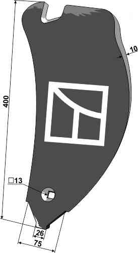 Guideboard - left model - Delta Flex