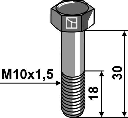 Hexagon bolt - M10x1,5 - 8.8