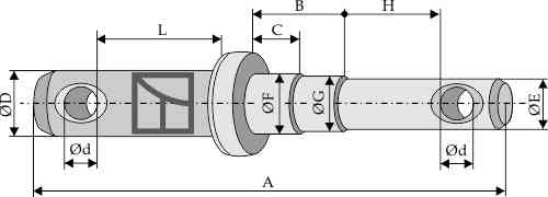 Lower-link pins to be welded