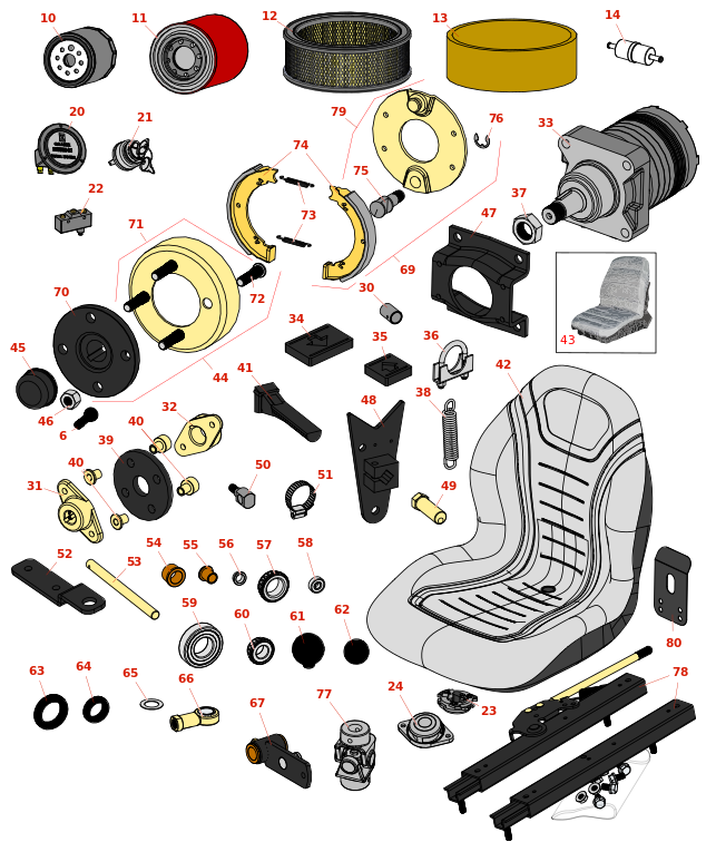 Toro Turf Sweeper 4800 Sweeper parts