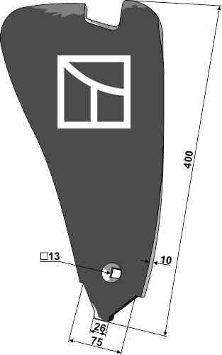 Guideboard - right model - Delta Flex