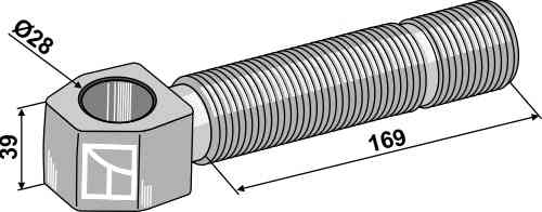 Spindel Ø28 Spindel Ø28