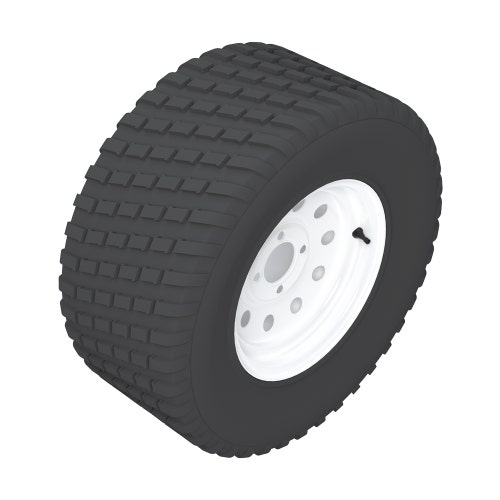 R127-9544 tire & wheel assy 24x9.50-12 turf ma... 