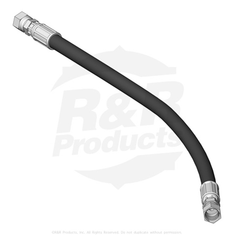 Hydraulic hose assy - valve to pump