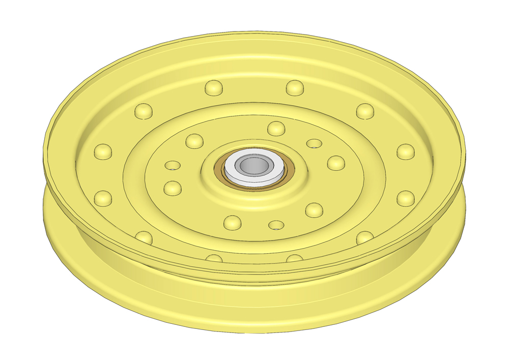 IDLER - flat - 6 IN