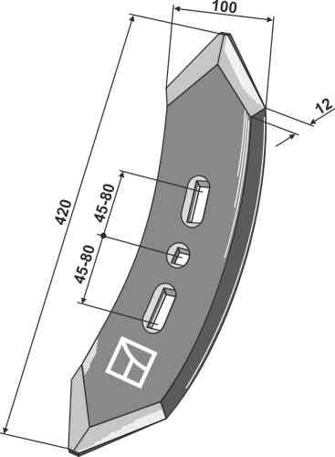 Vorschar - Altes Modell geeignet für Köckerling 506033 Vorschar - Altes Modell geeignet für Köckerling 506033