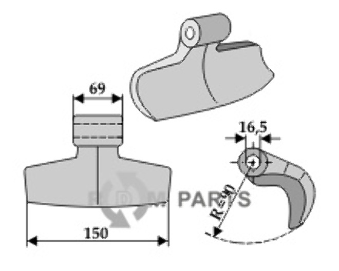 RDM Parts Pruning hammer