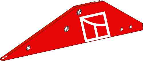 Landside - right fitting for Kverneland KK053683