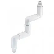Turf Swivel verbinding met 4 bochten - Swivel Mipt x Swivel Mipt
