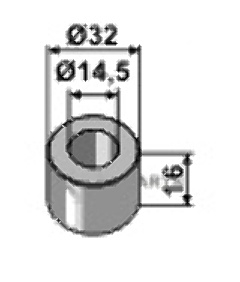 Bøsning 63-agm-507