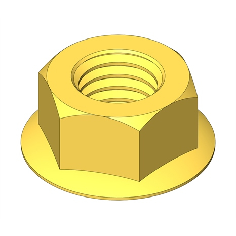 Nut - lock hex flanged 1/2-13 Nut - lock hex flanged 1/2-13