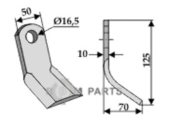 RDM Parts Y-kniv