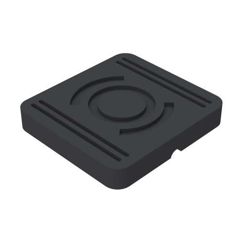 Rubber foot pad - brake