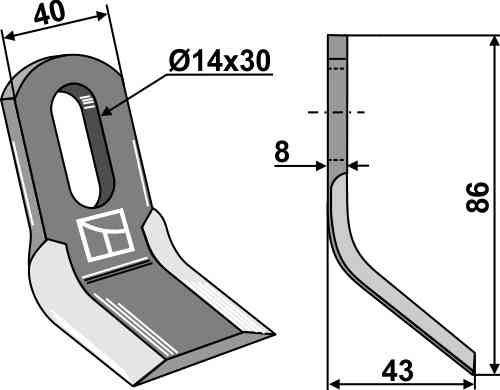 RDM Parts Y-Messer geeignet für Ferri 09001049