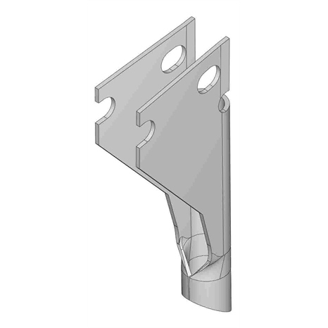 Spoon - 3/4 closed Spoon - 3/4 closed