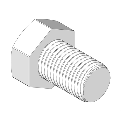 Bolt - 1/2-20 x 3/4 gr 5 hex