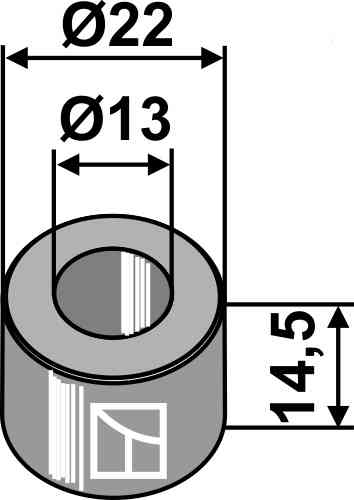 Bøsning 63-jde-900