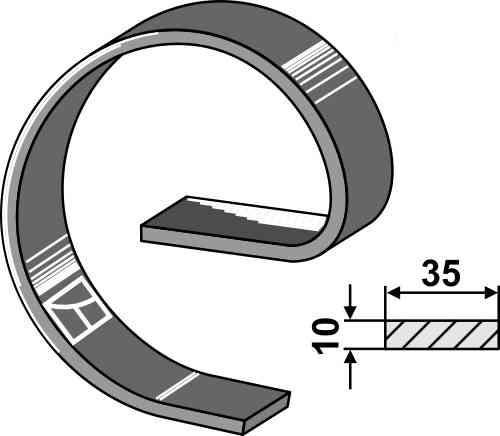 Aussenfeder geeignet für Marsk-Stig 01010041 Aussenfeder geeignet für Marsk-Stig 01010041