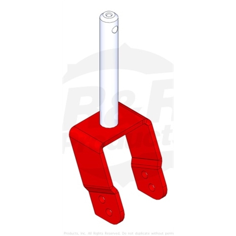 Caster fork - rear