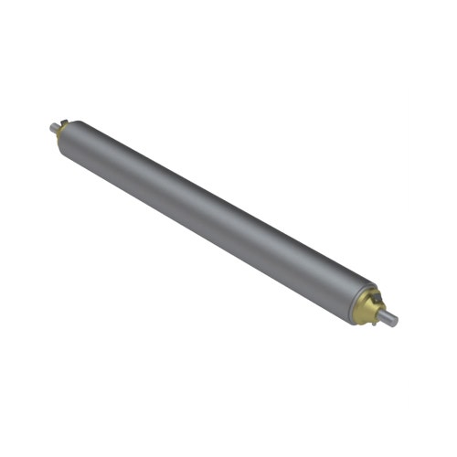 Rodillo tubular de acero liso