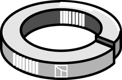 Split washer  Ø36x6xØ22