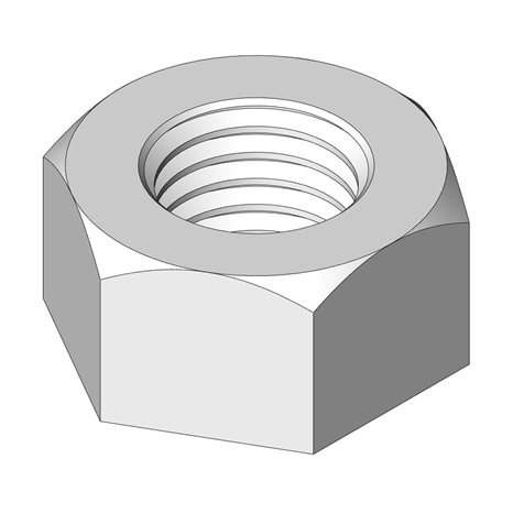 Nut - 5/16-18 hex yz
