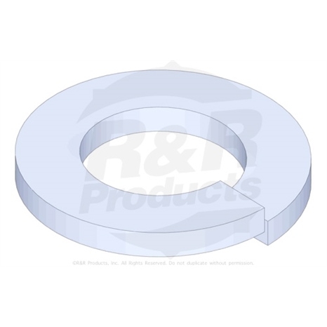 Washer - lock 8mm zinc