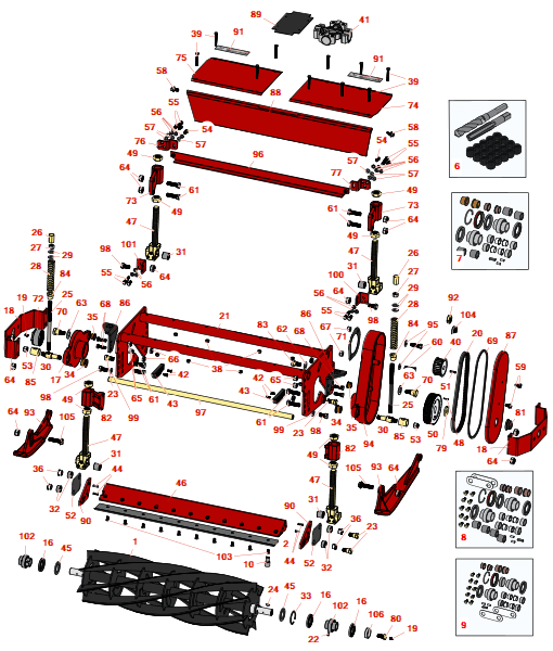 Toro Reelmaster 3500-D Cutting Unit