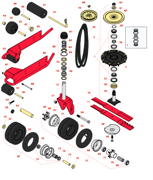 Toro Groundsmaster 3320 Rotary Decks