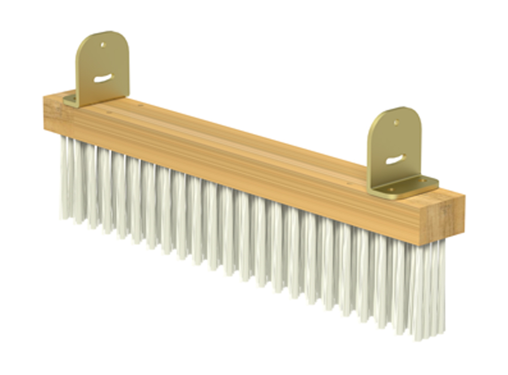 R105-9602 brush - incl 2 ea r150283 brackets 