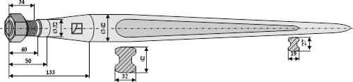 Schwerlastzinken 1000