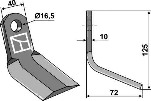 RDM Parts Y-kniv
