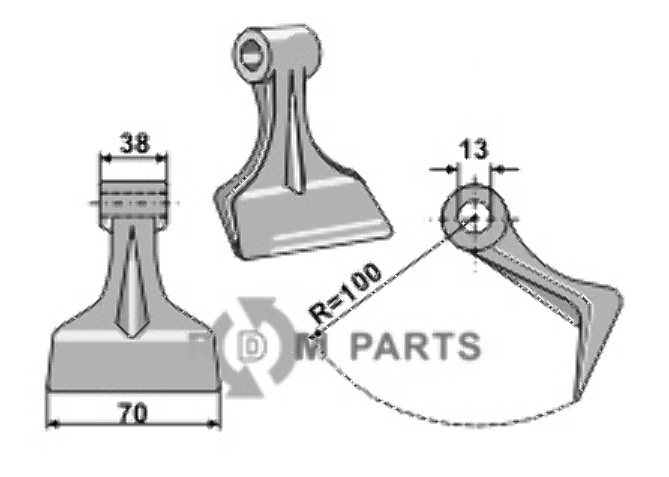 RDM Parts Hamerklepel