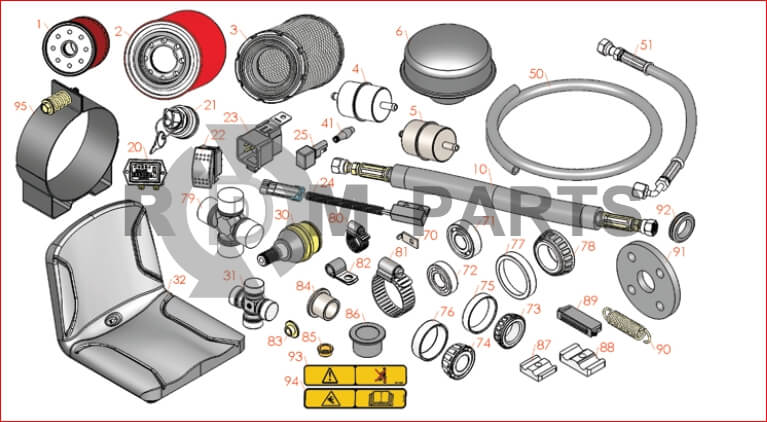 Replacement Parts For Workman 3200 & 4200 Traction Unit