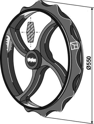 Cambridgering - Ø550mm passend voor Dal-Bo 15484