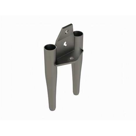 Double standard hollow tine - .750mt x 4.750l x .475od