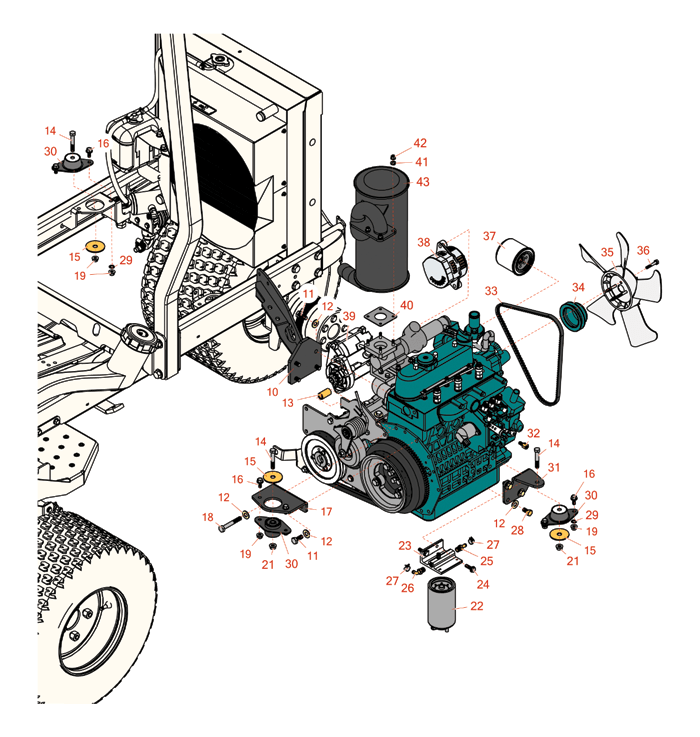 Engine parts suitable for your Toro Groundsmaster 3500-D